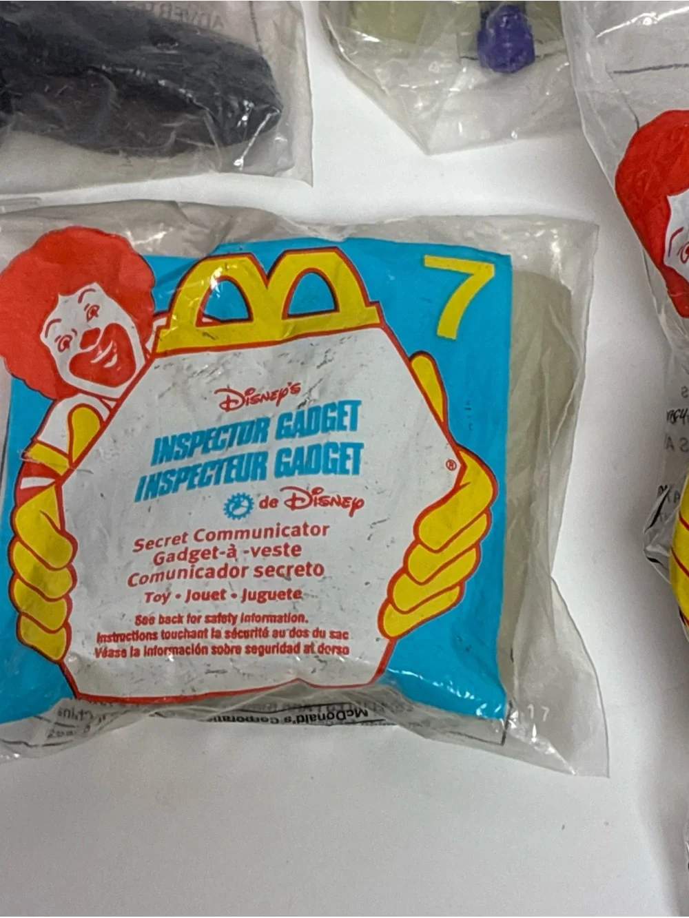 McDonald’s Inspector Gadget 1999 Complete Set 1-8 NIB SEALED Happy Meal Toys VTG